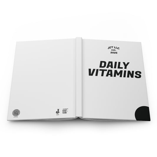 Daily Vitamins Hardcover Journal