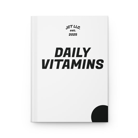 Daily Vitamins Hardcover Journal